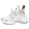 (WMNS) LOUIS VUITTON LV Archlight Sneakers 'White Mini Monogram Silver' 1ABVFL
