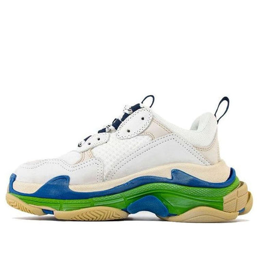 Balenciaga Triple S Calfskin Sneakers White 541620W09E19095