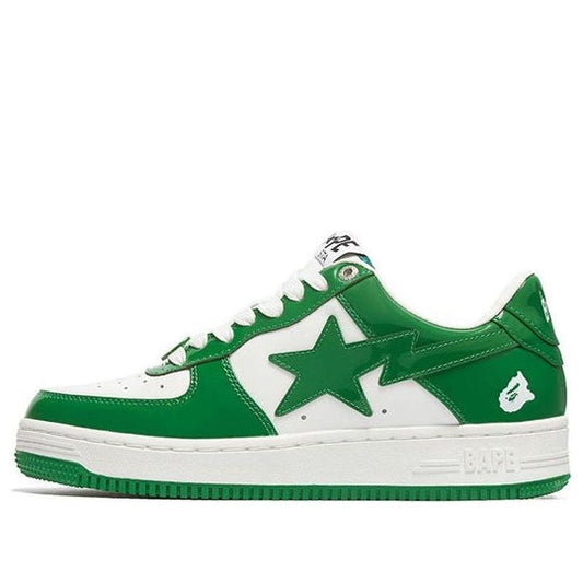 (WMNS) A BATHING APE Bape Sta 'Green White' 1I70-291-001-GREEN