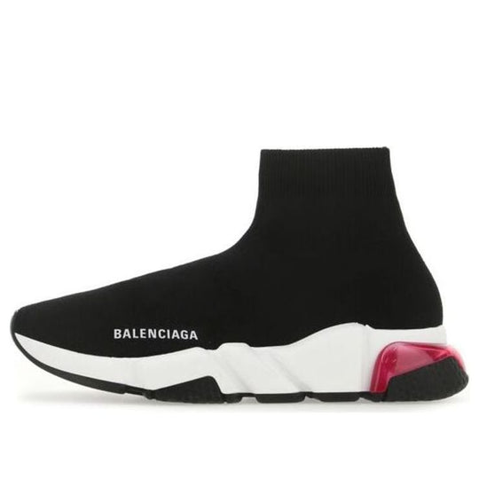 (WMNS) Balenciaga Speed Sneaker 'Clear Sole - Black Pink' 607543W2DB61014