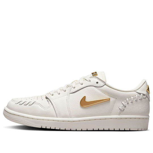 (WMNS) Air Jordan 1 Low Method of Make 'Sail Metallic Gold' FN5032-100