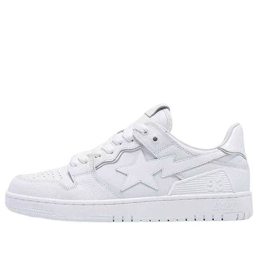 (WMNS) A BATHING APE Sk8 Sta 'Triple White' 1I70-291-010-WHITE