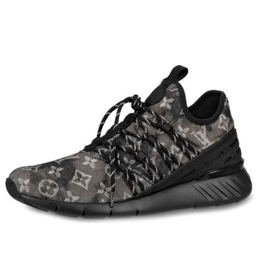 LOUIS VUITTON Fastlane Sneakers 'Black Monogram Denim' 1A5B8O
