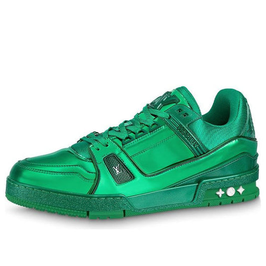 LOUIS VUITTON LV Trainer Sneakers 'Green' 1AA46B