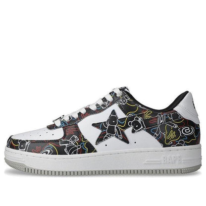 A BATHING APE Bape Sta Be@R Camo X Medicom Toy Exhibition 'Black White' 1H73-291-911-BLACK