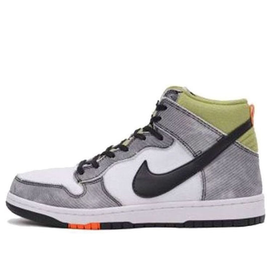 Nike Dunk High CMFT Black Gray 'White Clementine Black' 705434-100