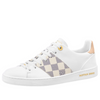 (WMNS) LOUIS VUITTON Frontrow Sneakers 'White with Beige Grey Plaid' 1AAWEV