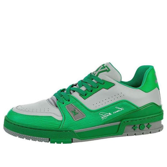 LOUIS VUITTON Trainer Sneakers 'Green Grey' 1AA6VF