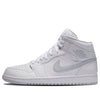 Air Jordan 1 Retro Mid 'White Platinum' 554724-108