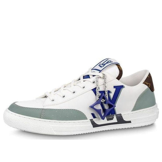LOUIS VUITTON Charlie Sneakers 'White Green Blue' 1ABYVX
