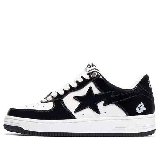 (WMNS) A BATHING APE Bape Sta 'Black White' 1I70-291-001-BLACK