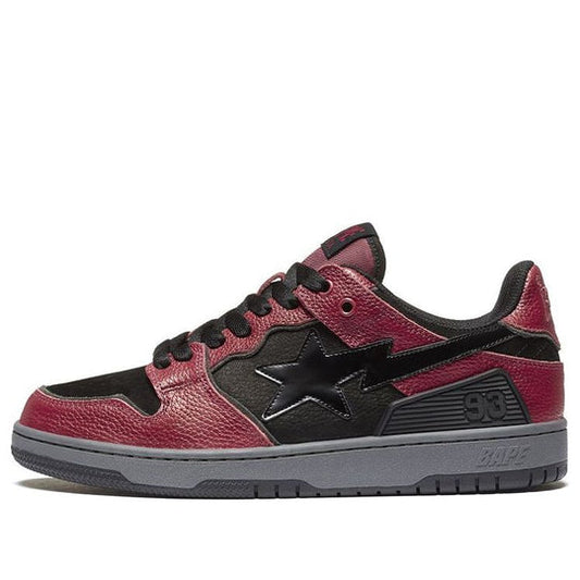 (WMNS) A Bathing Ape Sk8 Sta 'Black Red' 1H80-291-003