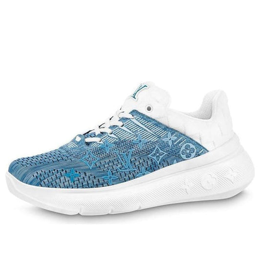 LOUIS VUITTON LV Show Up Sneakers 'White with Blue Denim' 1AA48J