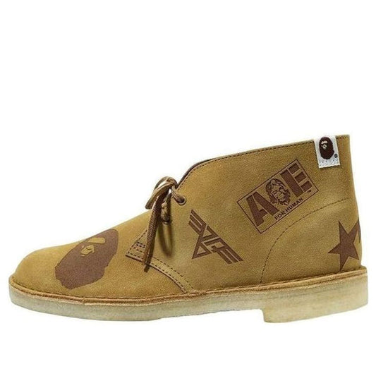 BAPE x CLARKS Leather 'Beige' 1G23-191-905-BEIGE