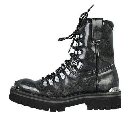 LOUIS VUITTON Outland Boots 'Black with Monogram' 1A4K2J