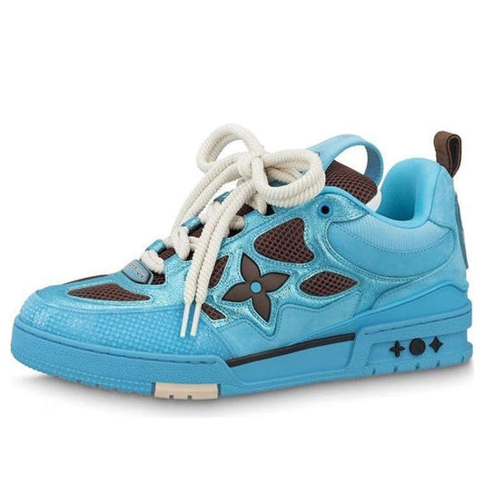 LOUIS VUITTON Skate Sneakers 'Blue Brown' 1ABMID