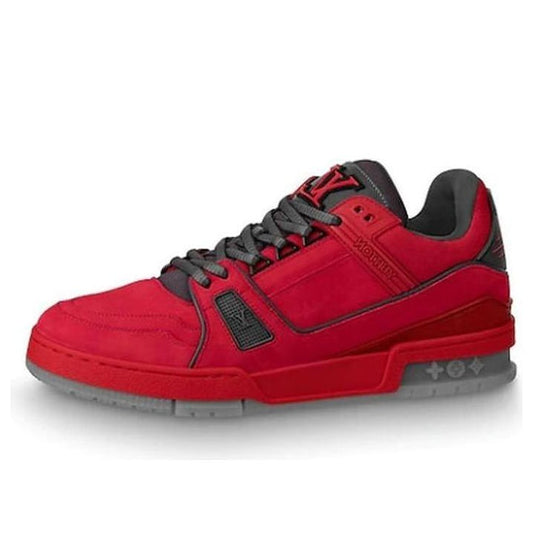 LOUIS VUITTON LV Men's Trainer Sports Shoes Red 1A5PYW