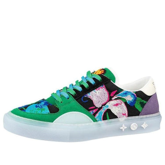 LOUIS VUITTON Ollie Sneakers 'Green Paint Style' 1A9JIZ