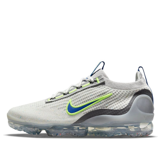 Nike Air Vapormax 2021 Flyknit 'White Volt Hyper Royal' DC9394-100