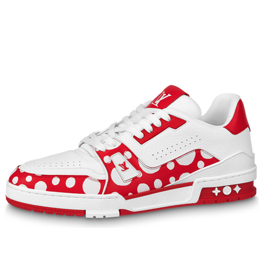 LOUIS VUITTON x YAYOI KUSAMA Sneaker 'White Red' 1AB8J1
