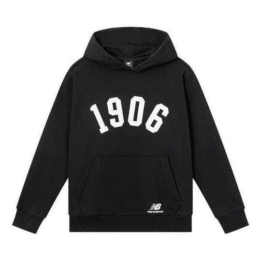New Balance 1906 Logo Hoodie 'Black' AMT23333-BK