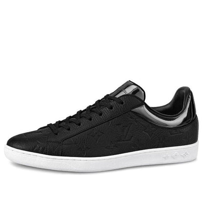 LOUIS VUITTON Luxembourg Sneakers 'Black Logo Monogram' 1A80XZ