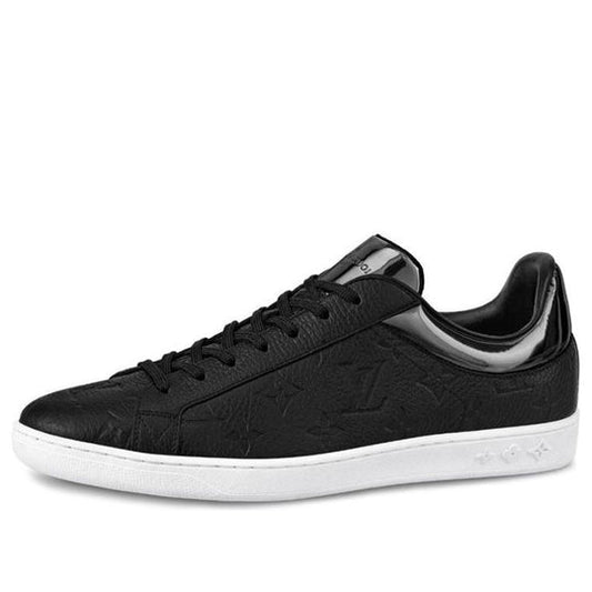 LOUIS VUITTON Luxembourg Sneakers 'Black Logo Monogram' 1A80XZ