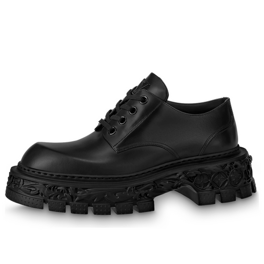 LOUIS VUITTON LV Baroque Derby Shoes 'Black' 1AAZ4Z