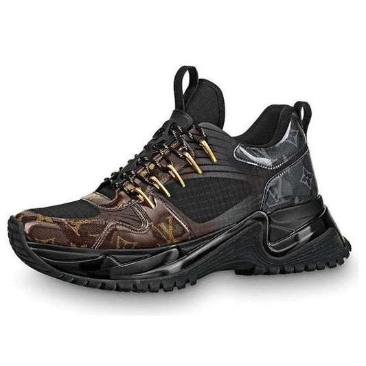 LOUIS VUITTON LV Run Away Pulse Sneakers 'Black with Monogram Tip' 1A5SX0