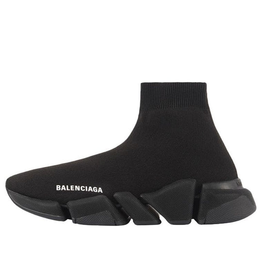 (WMNS) Balenciaga Speed 2 Trainer Knit 'Black' 617196W17011013