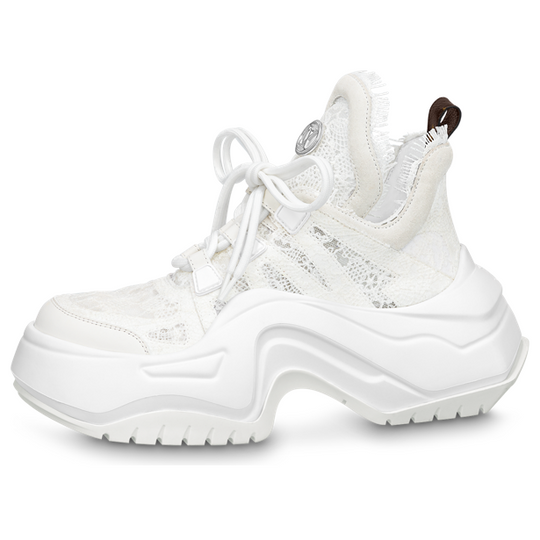 (WMNS) LOUIS VUITTON Archlight 2.0 Platform Sneakers 'White Lace' 1ABI41