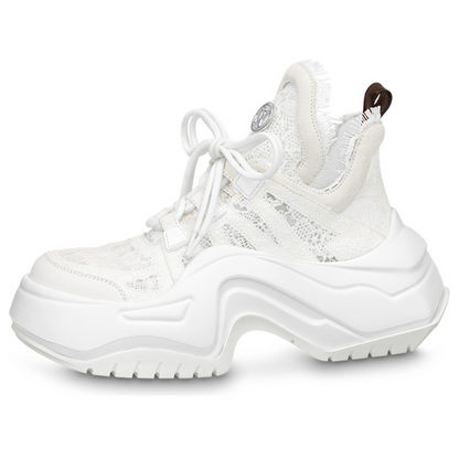 (WMNS) LOUIS VUITTON Archlight 2.0 Platform Sneakers 'White Lace' 1ABI41