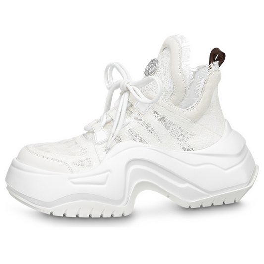 (WMNS) LOUIS VUITTON Archlight 2.0 Platform Sneakers 'White Lace' 1ABI41