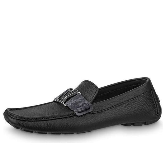 LOUIS VUITTON Monte Carlo Moccasin Shoes 'Black' 1A8V2E