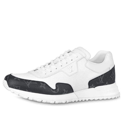 LOUIS VUITTON Run Away Sneakers 'White with Black Monogram' 1A7UMS