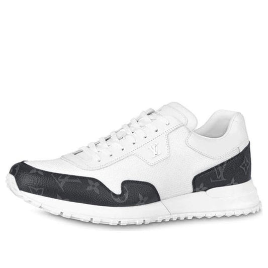 LOUIS VUITTON Run Away Sneakers 'White with Black Monogram' 1A7UMS