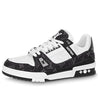 (WMNS) LOUIS VUITTON LV Trainer Sneaker 'Black Mesh Monogram with White ' 1AC2A5