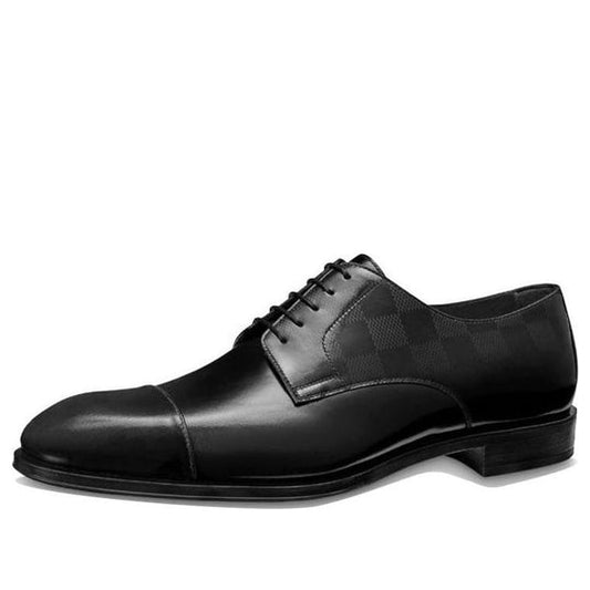 LOUIS VUITTON Minister Derby Shoes 'Black' 1A5V0Z