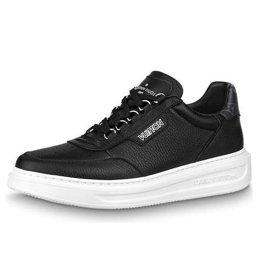LOUIS VUITTON Beverly Hills Sneakers 'Black with White Logo' 1A8EZP