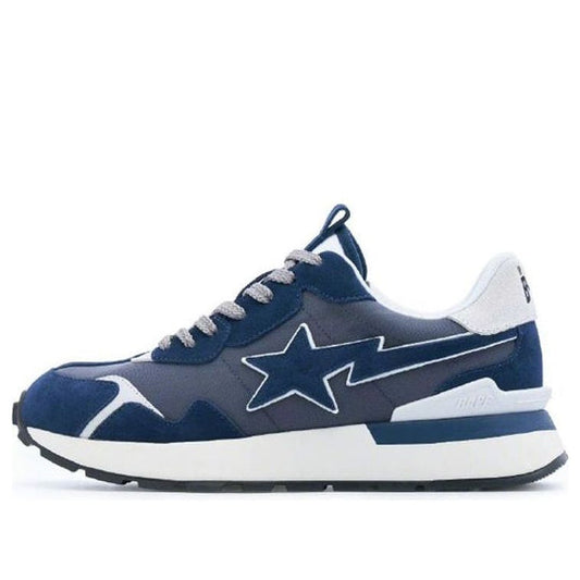 (WMNS) A BATHING APE Road Sta Express Leather Low 'Blue' 1I70-291-014-BLUE