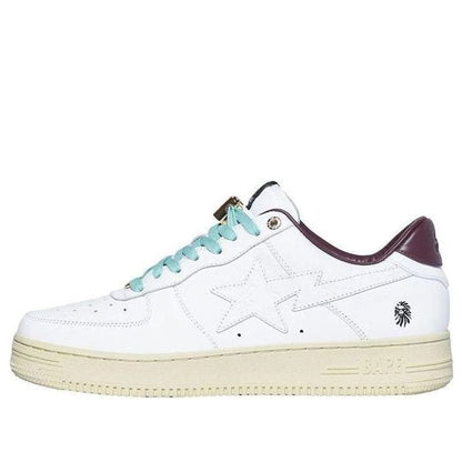 A Bathing Ape Bape Sta Leather Low 'White' 1I70-191-018-WHITE