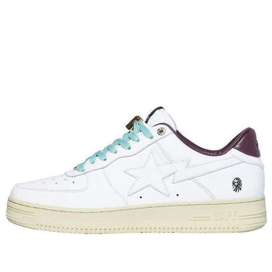 A Bathing Ape Bape Sta Leather Low 'White' 1I70-191-018-WHITE