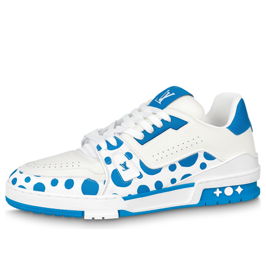 LOUIS VUITTON x YAYOI KUSAMA Sneaker 'White Blue' 1ABD1A