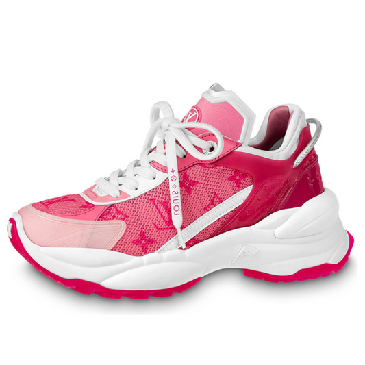 (WMNS) LOUIS VUITTON Run 55 Sneakers 'Hot Pink Monogram' 1AB3C8