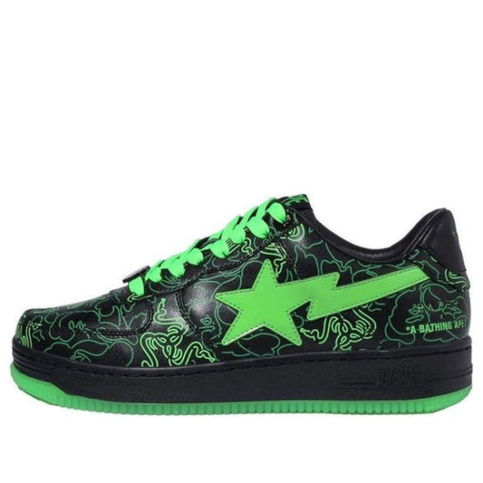 (WMNS) A BATHING APE X Razer Bape Sta 'Black Neon Green' 1I23-291-902-BG