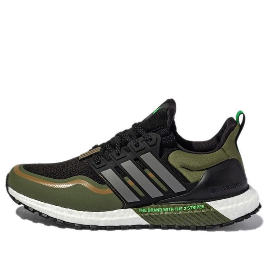 adidas Ultra Boost ATR Cozy Wear-Resistant Black Green 'Black Green White' GY6311