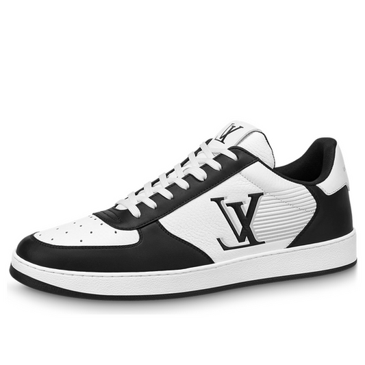 LOUIS VUITTON Rivoli Sneakers 'White with Stripes and Black Logo' 1AAS5C