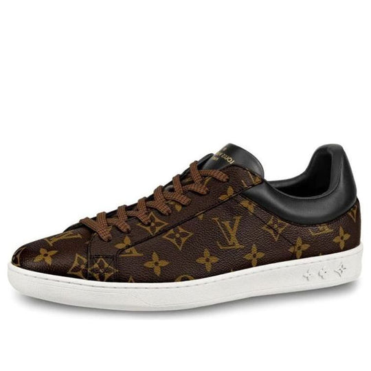 LOUIS VUITTON Luxembourg Sneakers 'Brown Logo Monogram' 1A4PAB