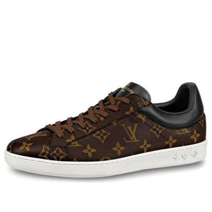 LOUIS VUITTON Luxembourg Sneakers 'Brown Logo Monogram' 1A4PAB