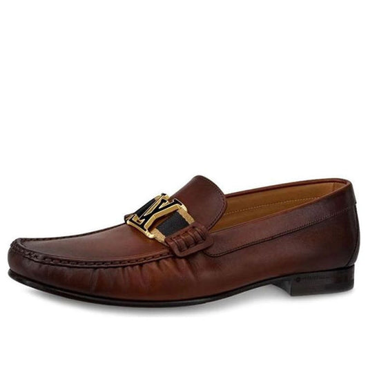 LOUIS VUITTON Montaigne Loafers 'Brown WaxCoated Calfskin' 1A5DRX